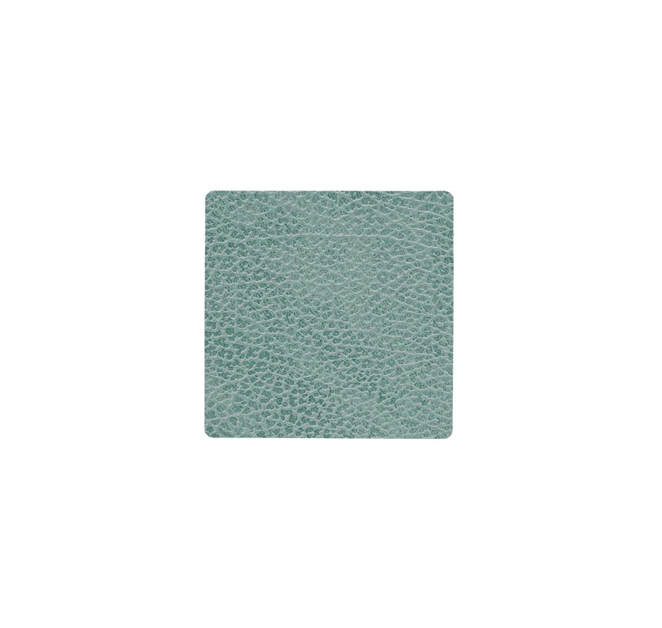 LIND DNA Square Glasuntersetzer 10 x 10 cm Leder Hippo