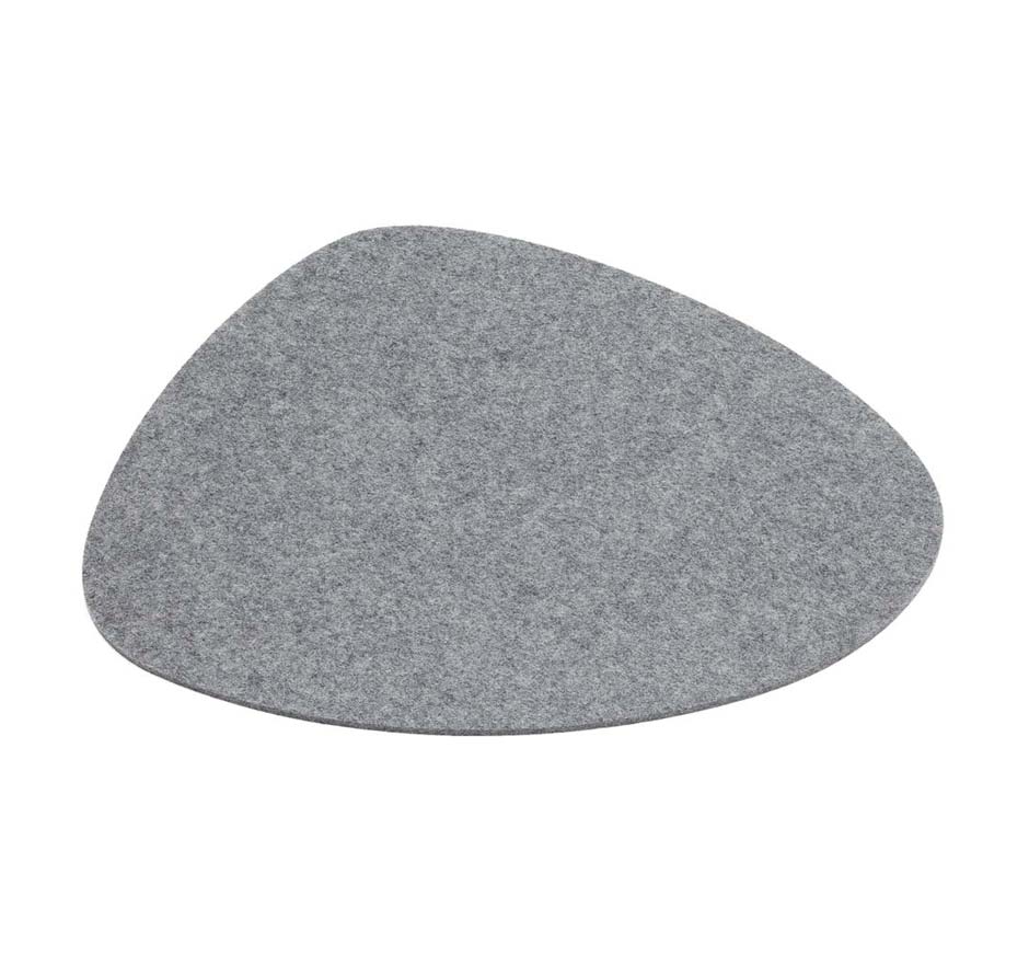 HEY-SIGN Filz Tischset Stone 34 x 29 cm 5 mm Stärke 07 - hellmeliert
