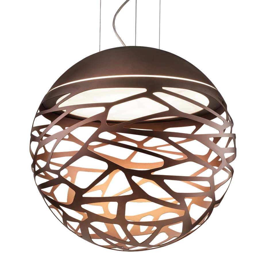 LODES Kelly Large Sphere 80 Pendelleuchte kupferbronze