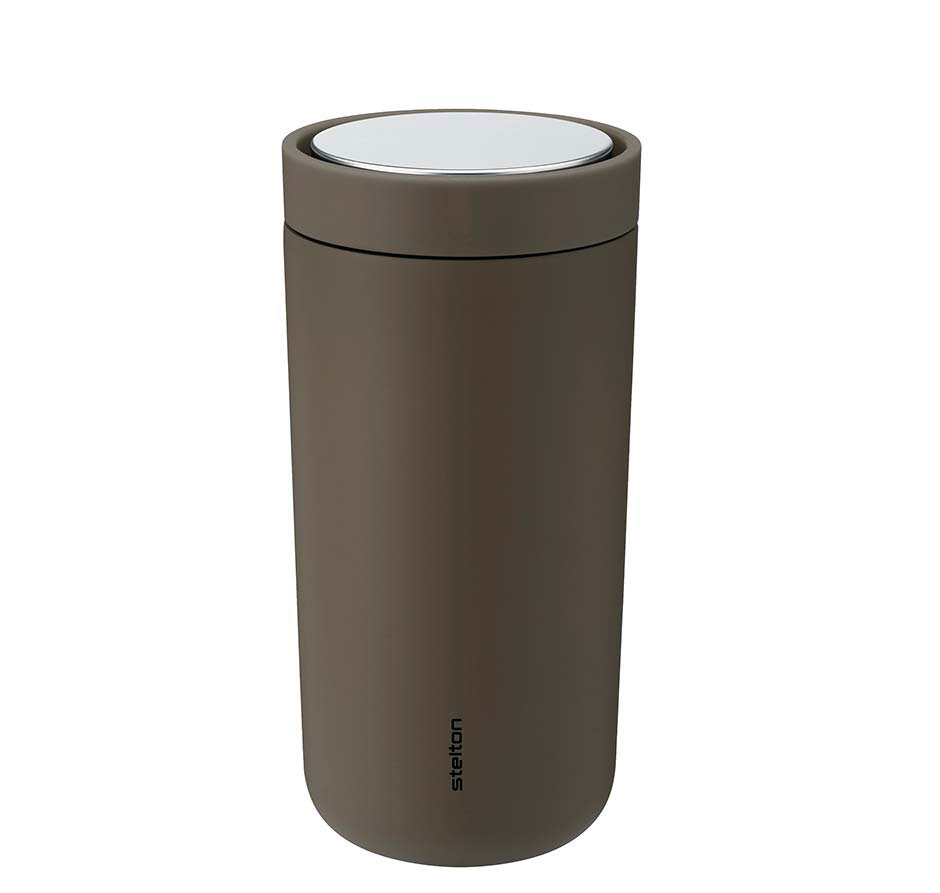 Stelton to Go Click Thermobecher doppelwandig 0,4 l soft bark