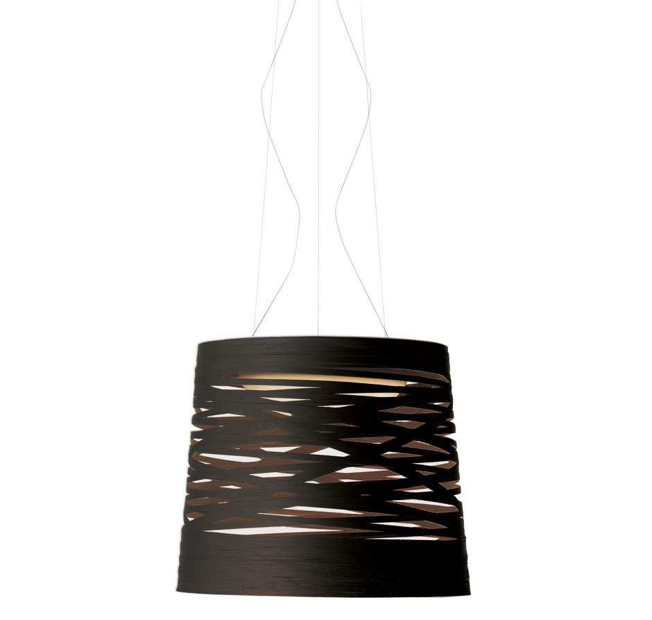 Foscarini Tress Grande Sospensione LED schwarz