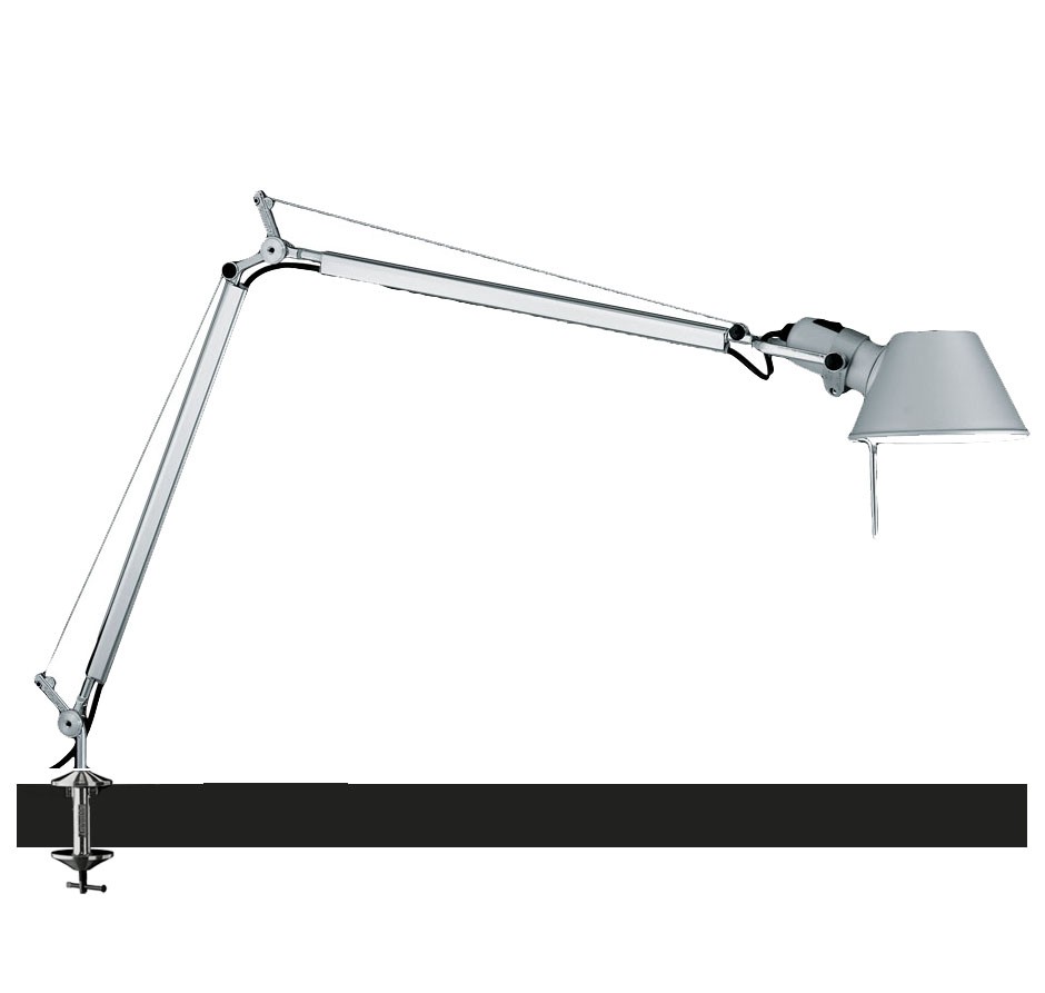 Artemide Tolomeo Mini mit Tischklemme