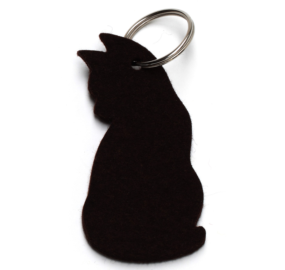 HEY-SIGN Filz Schlüsselanhänger Katze Pepine