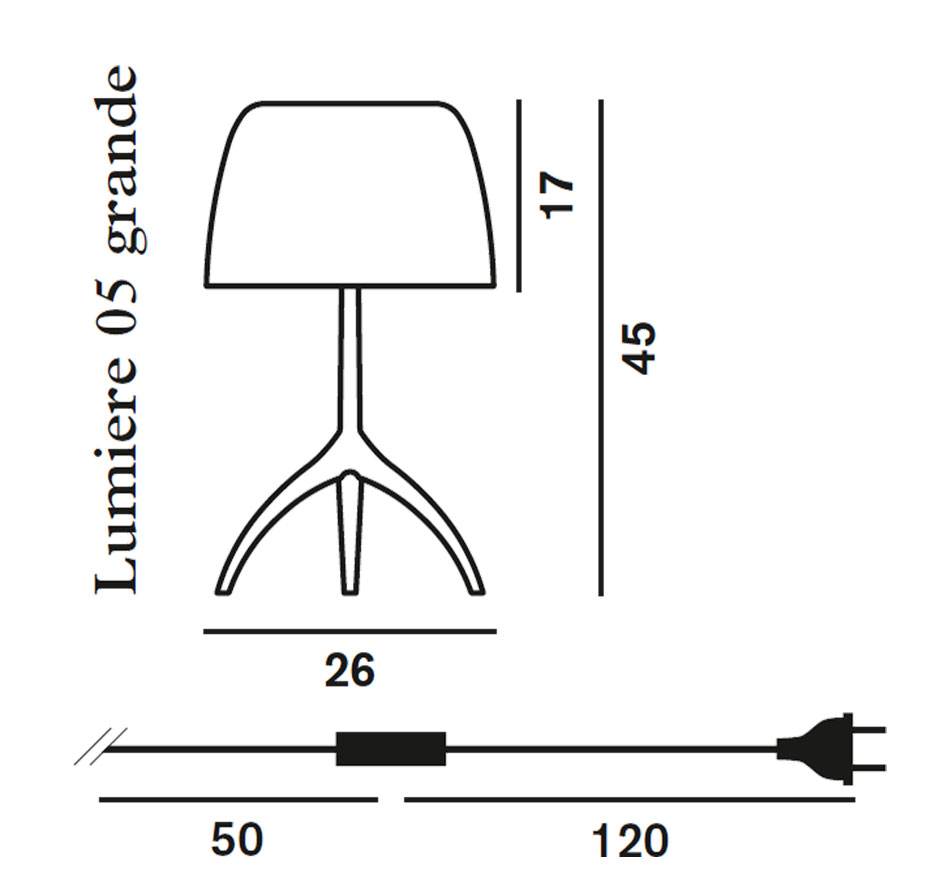 Foscarini Lumiere Grande Tavolo ON/OFF