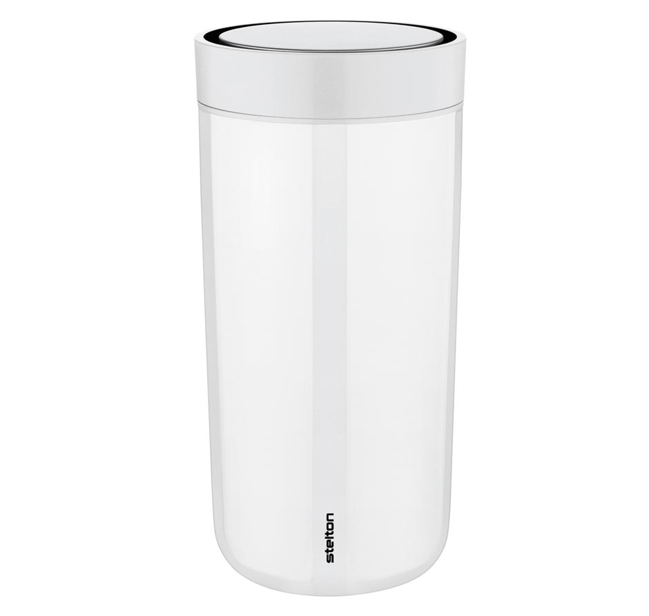 Stelton to Go Click Thermobecher doppelwandig 0,4 l chalk